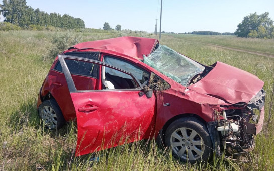 В ДТП в Купинском районе пострадали два человека, в том числе несовершеннолетний пассажир